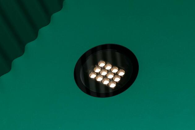FARO TRAS-25 LED zapuštěné svítidlo, černá, 13st