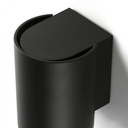 FARO KOV 1L nástěnné svítidlo kulaté, černá 3000K 34°