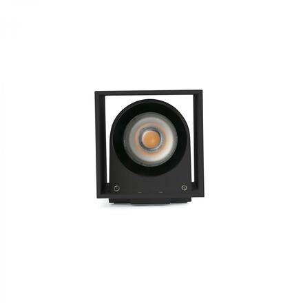 FARO KOV 1L nástěnné svítidlo hranaté, černá 2700K 34°