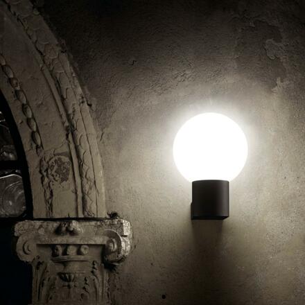 FARO MOON nástěnná lampa, tmavě šedá