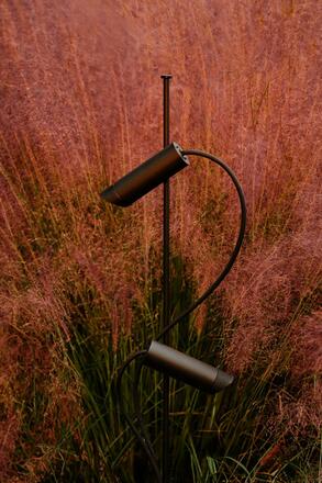 FARO CLAP 1266 stojací lampa, černá 2x6W 3000K 38st.