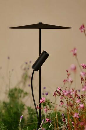 FARO CLAP 1266 stojací lampa, černá 2x6W 3000K 38st. se stínítkem