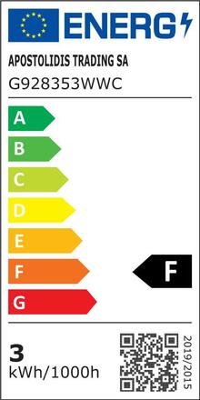 ACA Lighting LED SMD G9 plast 3W 3000K 250Lm 300st. 230V Ra80 30.000h čirá G928353WWC