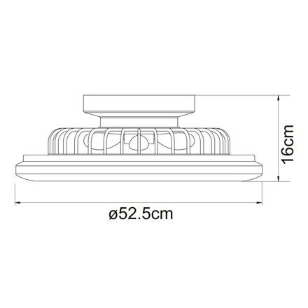 GLOBO TRAVO 03628B Ventilátor