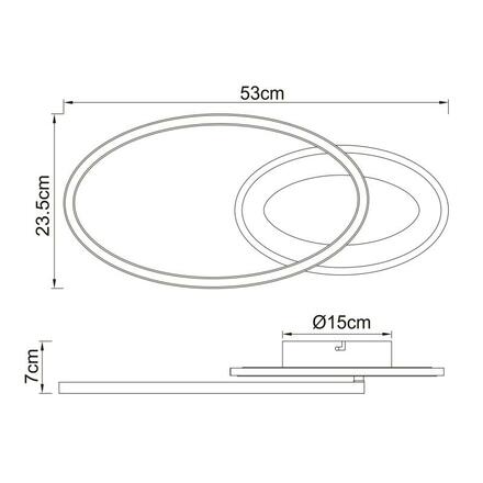 GLOBO SILLA I 67264-24 Stropní svítidlo