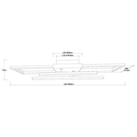 GLOBO KENDRA 67276-24 Stropní svítidlo