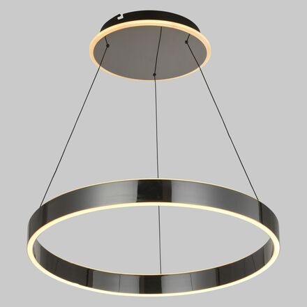 GeeTi Závěsné svítidlo Marling 50W 5000lm 3000K černý chrom