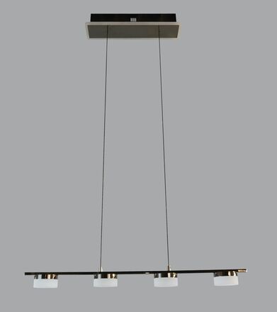 GeeTi Závěsné svítidlo Cassis 21W 2100lm 3000K černý chrom