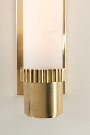 HUDSON VALLEY nástěnné svítidlo ARGON staromosaz/alabastr E27 1x75W 1260-AGB-CE