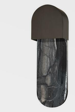 HUDSON VALLEY nástěnné svítidlo HOBART ocel staromosaz GU10 1x9W 1851-AGB-CE