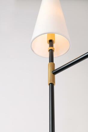 HUDSON VALLEY stolní lampa BOWERY mosaz starobronz E27 1x6W L3730-AOB-CE