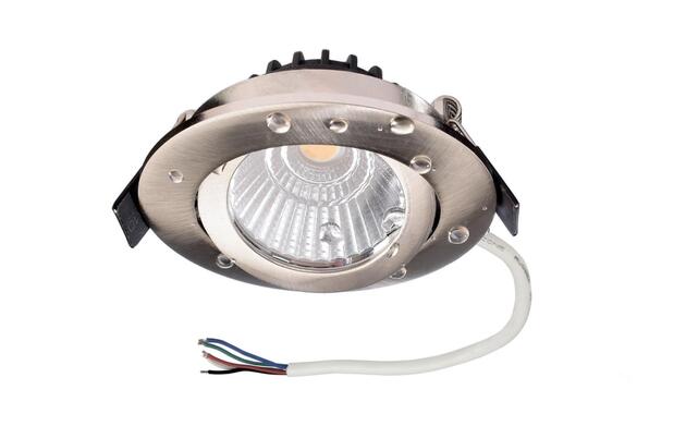 Deko-Light vestavné bodové svítidlo Dione IP44, 7W, RGB+3000 K, nikl 565454