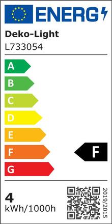 Deko-Light stojací svítidlo sloupek se zásuvkami osvětlený 220-240V AC/50-60Hz 4,80 W 3000 K 150 lm 478 tmavě šedá 733054