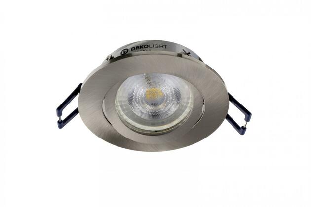 Deko-Light zapuštěné bodové svítidlo - Samsola, kulaté, kartáčovaná, stříbrná 110040