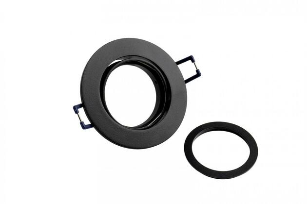 Deko-Light zapuštěné bodové svítidlo - Samsola, kulaté, černá 110043