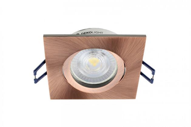 Deko-Light zapuštěné bodové svítidlo - Samsola, hranaté, měď 110044