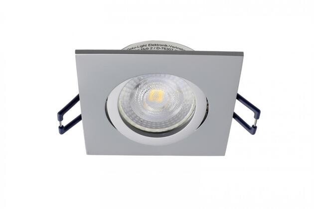 Deko-Light zapuštěné bodové svítidlo - Samsola, hranaté, hliník 110048