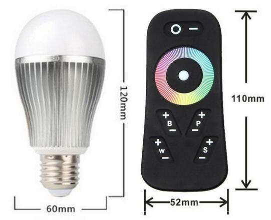 Deko-Light LED E27 RF RGBW dálkové ovladání E27 8,00 W 520 lm 3000 K stmívatelné  180136