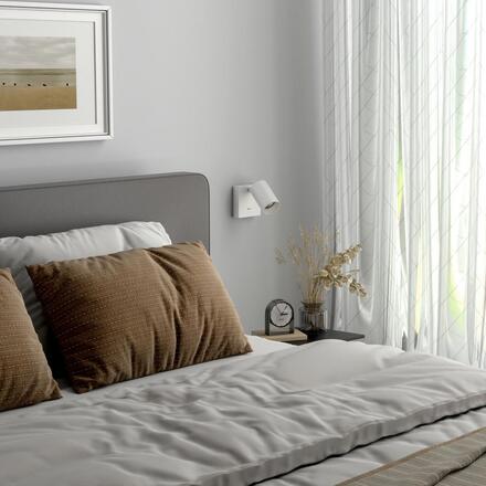 Deko-Light nástěnné přisazené svítidlo - Can Tilt hranaté, 1x 7,5 W GU10, bílá 341337