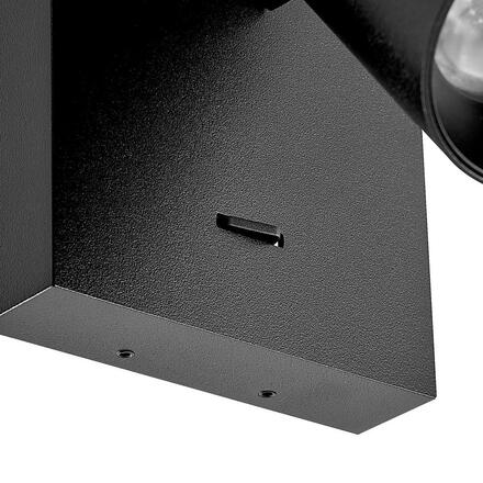 Deko-Light nástěnné přisazené svítidlo - Can Tilt hranaté, 1x 7,5 W GU10, černá 341338