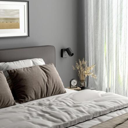 Deko-Light nástěnné přisazené svítidlo - Can Tilt hranaté, 1x 7,5 W GU10, černá 341338