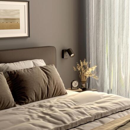 Deko-Light nástěnné přisazené svítidlo - Can Tilt hranaté, 1x 7,5 W GU10, černá 341338