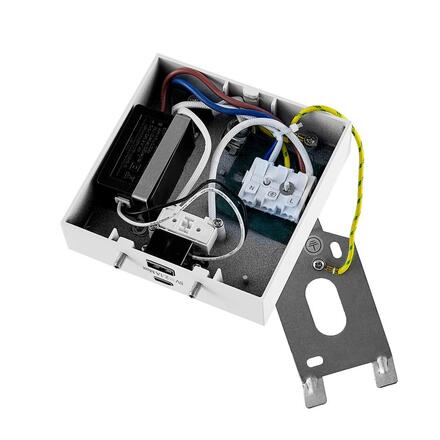 Deko-Light nástěnné přisazené svítidlo - Can Tilt hranaté USB, 1x 7,5 W GU10, bílá 341339