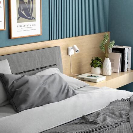 Deko-Light nástěnné přisazené svítidlo - Can Tilt hranaté USB, 1x 7,5 W GU10, bílá 341339