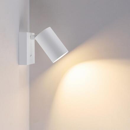 Deko-Light svítidlo na čtení - Can Tilt hranatá základna, 1x 7,5 W GU10, bílá 341345