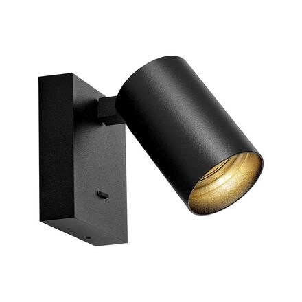 Deko-Light svítidlo na čtení - Can Tilt hranatá základna, 1x 7,5 W GU10, černá 341346