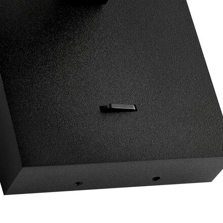 Deko-Light svítidlo na čtení - Can Tilt hranatá základna, 1x 7,5 W GU10, černá 341346