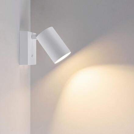 Deko-Light svítidlo na čtení - Can Tilt hranatá základna s USB, 1x 7,5 W GU10, bílá 341347