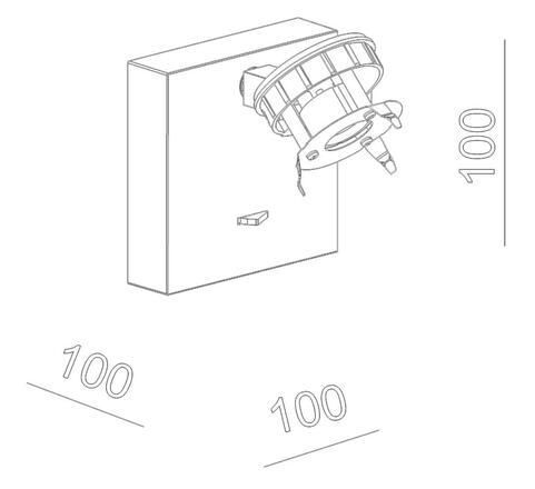 Deko-Light svítidlo na čtení - Can Tilt hranatá základna s USB, 1x 7,5 W GU10, bílá 341347