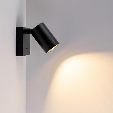 Deko-Light svítidlo na čtení - Can Tilt hranatá základna s USB, 1x 7,5 W GU10, černá 341348