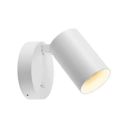 Deko-Light svítidlo na čtení - Can Tilt kulaté základna, 1x 7,5 W GU10, bílá 341349
