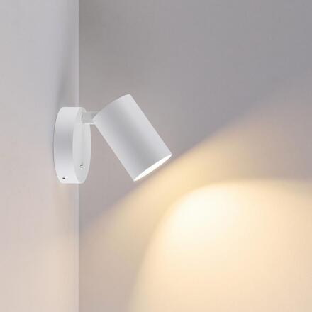 Deko-Light svítidlo na čtení - Can Tilt kulaté základna, 1x 7,5 W GU10, bílá 341349