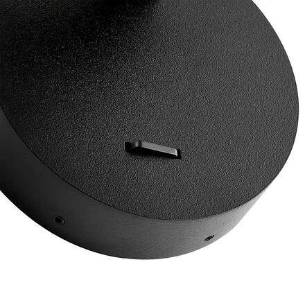 Deko-Light svítidlo na čtení - Can Tilt kulaté základna, 1x 7,5 W GU10, černá 341350