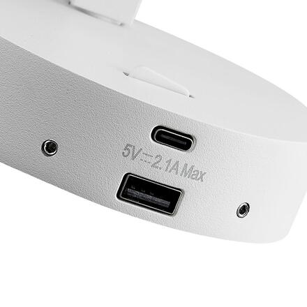 Deko-Light svítidlo na čtení - Can Tilt kulaté USB základna, 1x 7,5 W GU10, bílá 341351