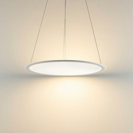 Deko-Light závěsné svítidlo - LED Panel, čiré kulaté, 50 W, DIM, 3000/3500/4000 K, bílá 342251