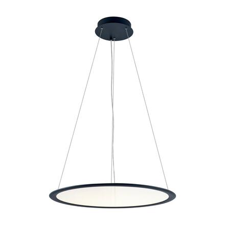 Deko-Light závěsné svítidlo - LED Panel, čiré kulaté, 50 W, DIM, 3000/3500/4000 K, černá 342252