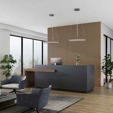 Deko-Light závěsné svítidlo - LED Panel, čiré kulaté, 50 W, DIM, 3000/3500/4000 K, šedá 342253