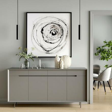 Deko-Light závěsné svítidlo - Can 350, 1x 7,5 W GU10, černá 342257