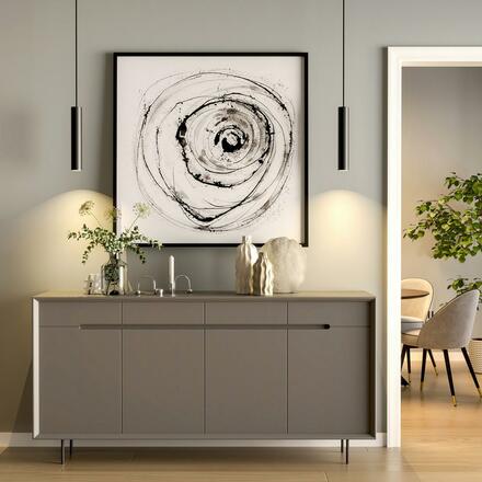 Deko-Light závěsné svítidlo - Can 350, 1x 7,5 W GU10, černá 342257