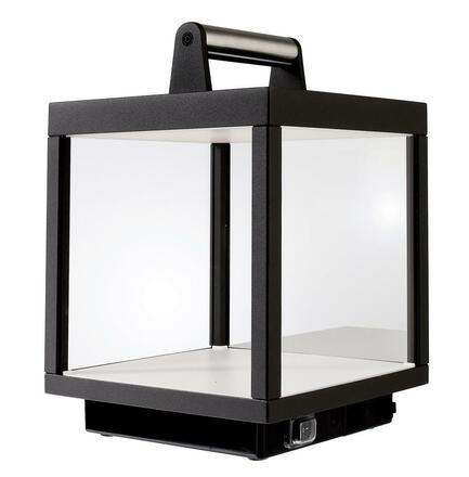VÝPRODEJ VZORKU Deko-Light stolní lampa Lacertae USB 5V DC 5,00 W 3000 K 460 lm 180 tmavěšedá 346009