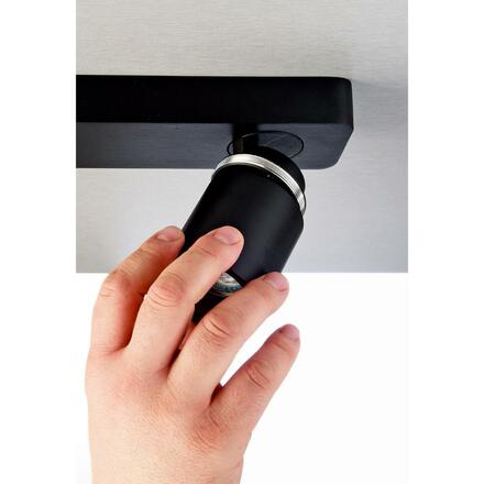 Deko-Light stropní přisazené svítidlo Librae Roa II 220-240V AC/50-60Hz GU10 2x max. 50,00 W tmavě černá RAL 9005 348173
