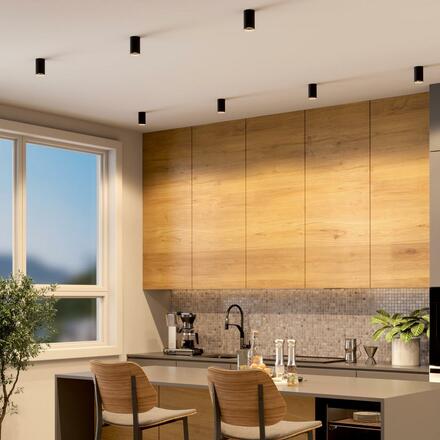 Deko-Light stropní přisazené svítidlo - Can IP20, 1x 7,5 W GU10, černá 348242