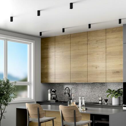 Deko-Light stropní přisazené svítidlo - Can IP20, 1x 7,5 W GU10, černá 348242