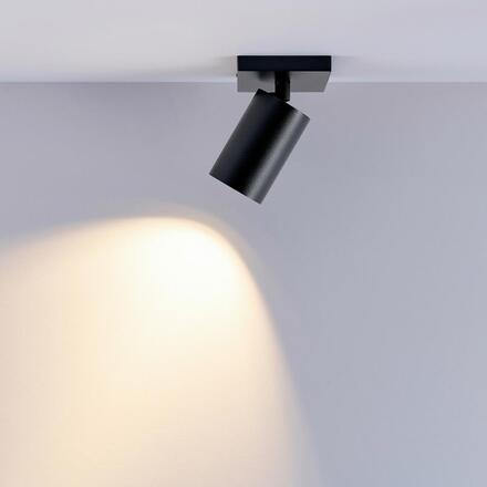 Deko-Light stropní přisazené svítidlo - Can Tilt hranaté, 1x 7,5 W GU10, černá 348246