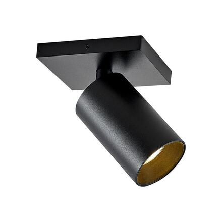 Deko-Light stropní přisazené svítidlo - Can Tilt hranaté, 1x 7,5 W GU10, černá 348246