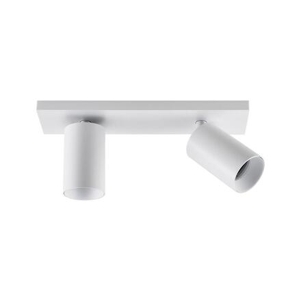Deko-Light stropní přisazené svítidlo - Can Tilt hranaté, 2x 7,5 W GU10, bílá 348247
